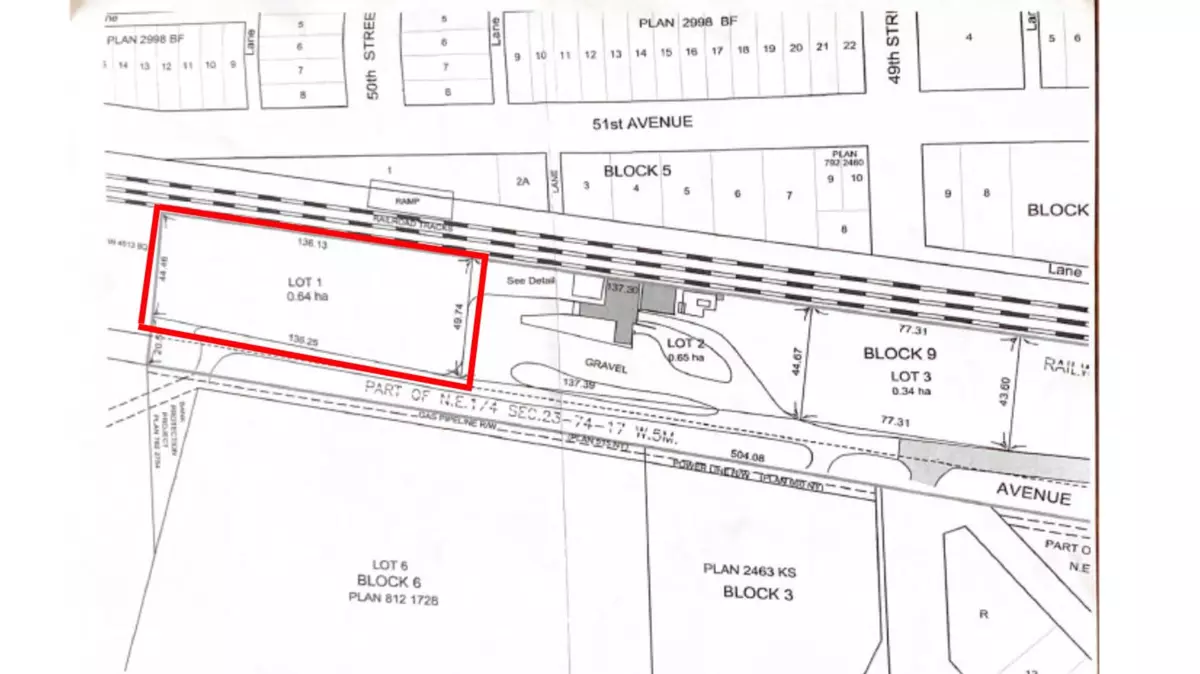 High Prairie, AB T0G 1E0,Lot 1 50th Avenue