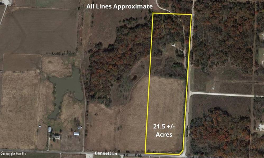 21.5ac Bennett Lane, Sadler, TX 76264