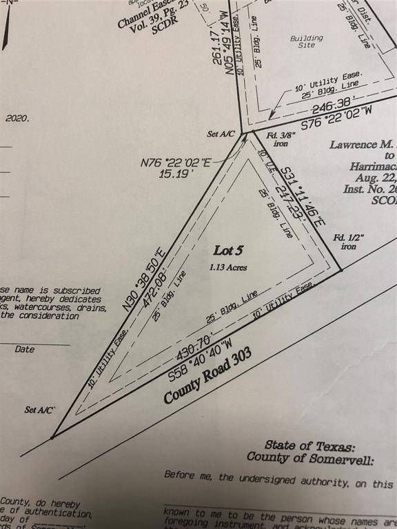 Lot 5 CR 303, Glen Rose, TX 76043