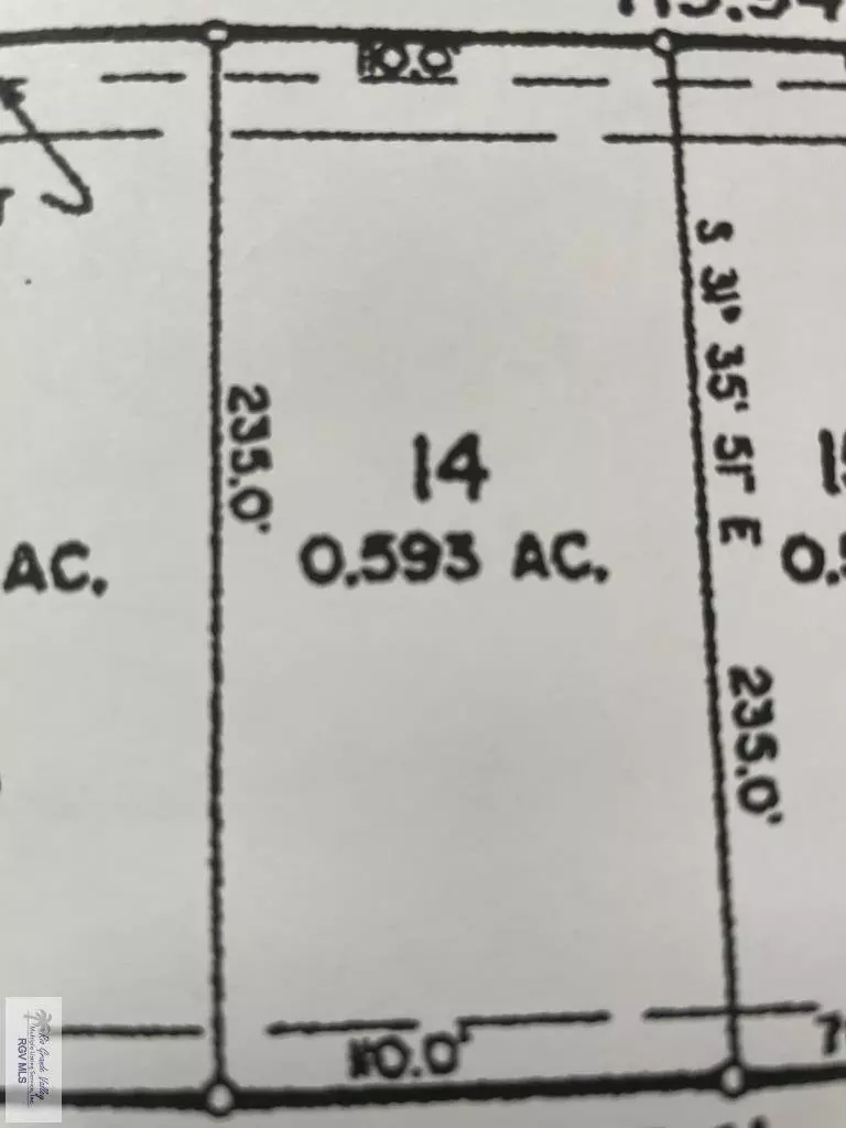 Arroyo City, TX 78583,Lot 14 MARSHALL HUTTS RD.