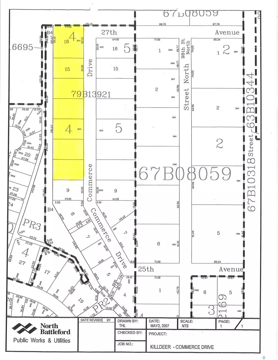 North Battleford, SK S9A 3T3,Lot 10-16 Blk 4 Commerce DRIVE