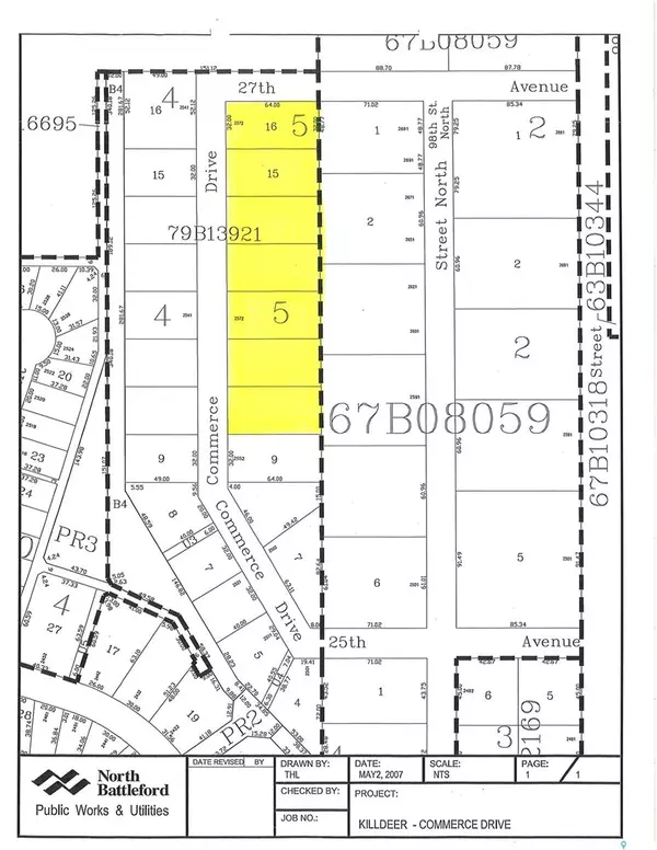 Lot 10-16 Blk 5 Commerce DRIVE, North Battleford, SK S9A 3T3