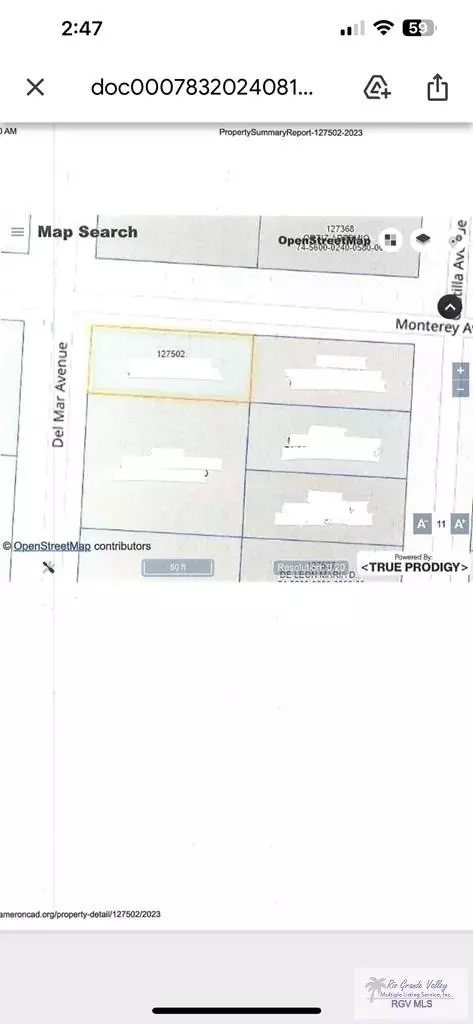 Los Fresnos, TX 78569,0.1377 Acres DEL MAR AVE.