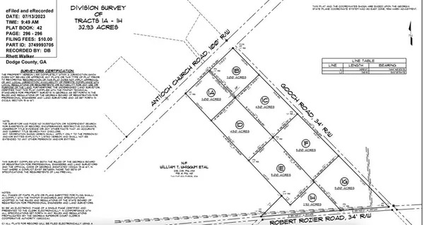 Eastman, GA 31023,0 Robert Rozier Rd ( Lot E)