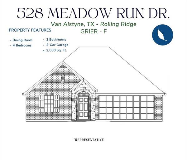 528 Meadow Run Drive, Van Alstyne, TX 75495