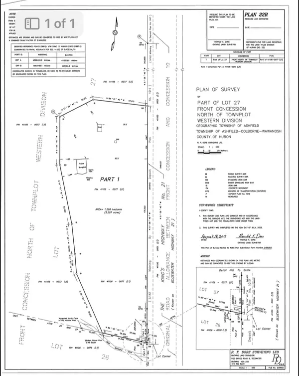 Ashfield-colborne-wawanosh, ON N7A 3X9,85499 Bluewater N/A