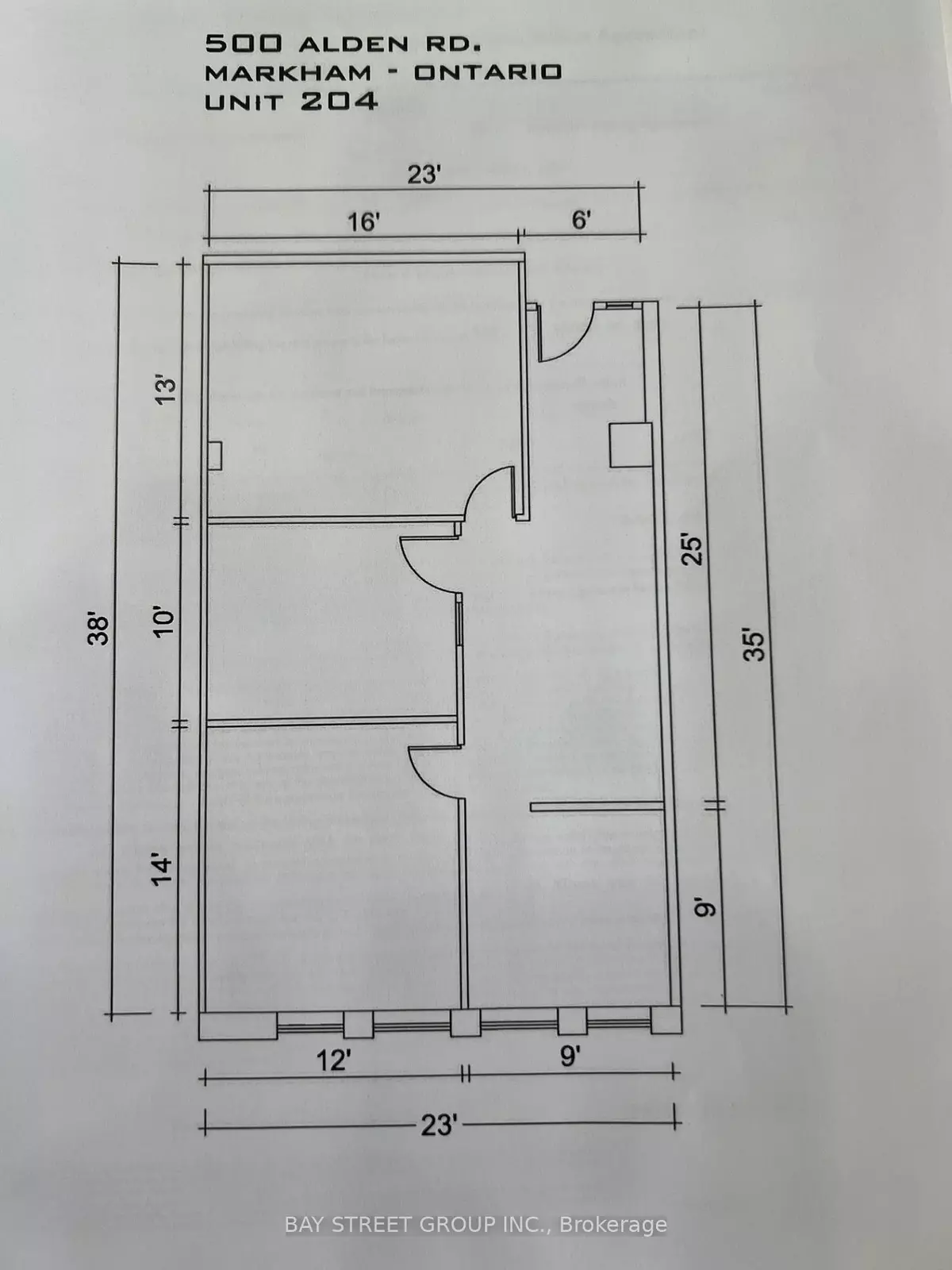 Markham, ON L3R 5H5,500 Alden RD #204