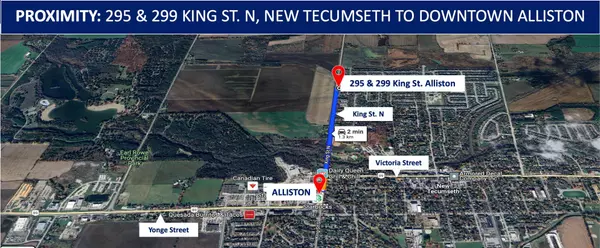 New Tecumseth, ON L9R 1N3,295&299 King ST N