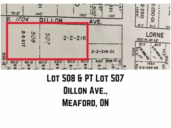 Meaford, ON N4L 1E9,Lot 508 & Pt Lot 507 Dillon AVE