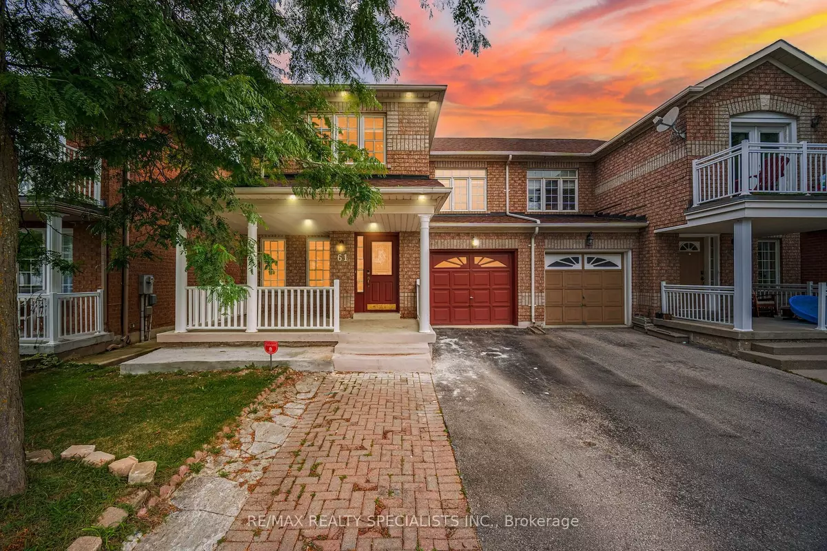 Brampton, ON L6R 2G8,61 Seaside CIR