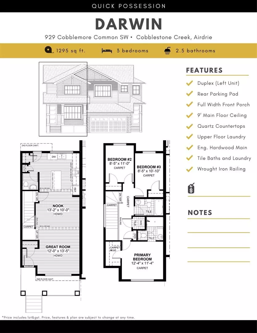 Airdrie, AB T4B 4Z9,929 Cobblemore Common SW