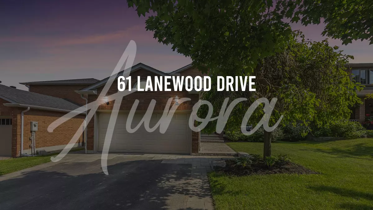 Aurora, ON L4G 4V4,61 Lanewood DR