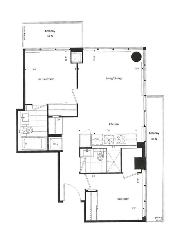 Toronto C10, ON M4P 0E3,99 Broadway AVE #1209