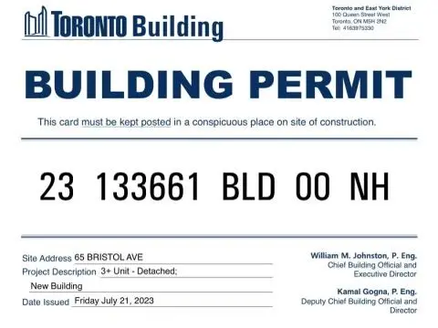 Toronto W02, ON M6H 3J8,65 Bristol AVE