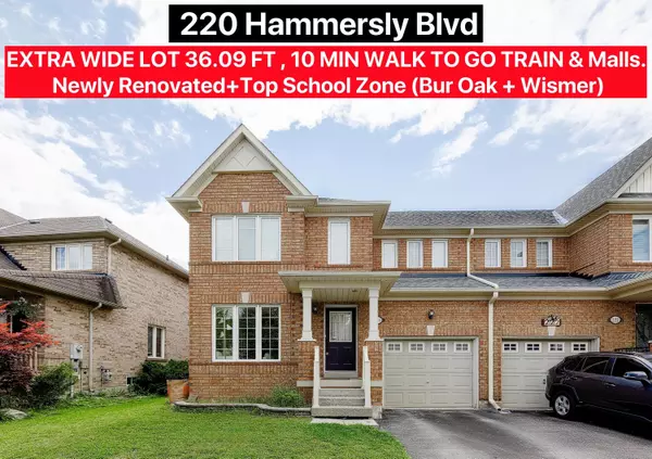 220 Hammersly BLVD, Markham, ON L6E 2C9