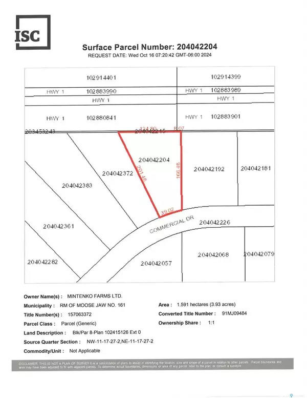 2774 Commercial DRIVE, Moose Jaw Rm No. 161, SK S6H 4P5