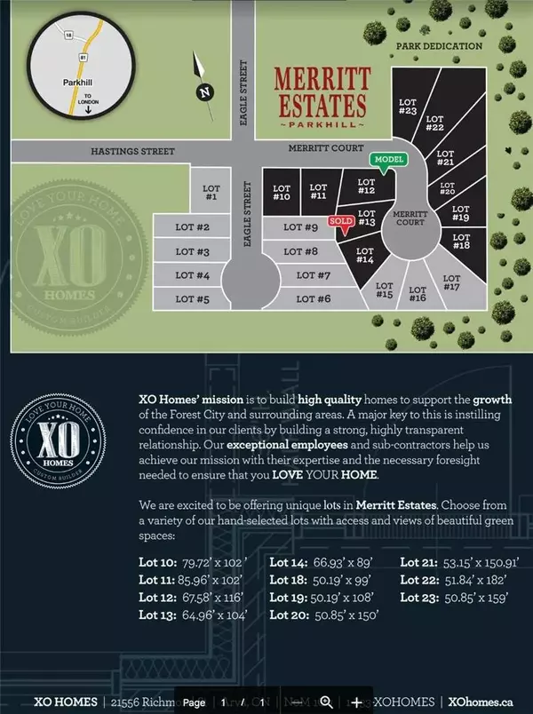 North Middlesex, ON N0M 2K0,214 Merritt CT #Lot 23