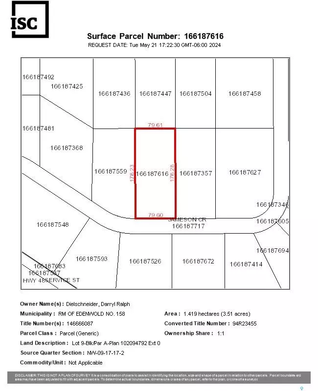 Edenwold Rm No. 158, SK S4L 5B1,115 Jameson CRESCENT