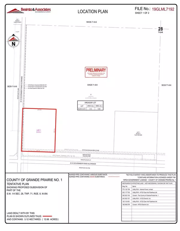 Rural Grande Prairie No. 1 County Of, AB T0H 3S0,RR 84 Highway 43