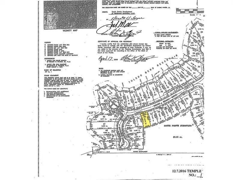 Lot 56 South Beach Drive, Many, LA 71449