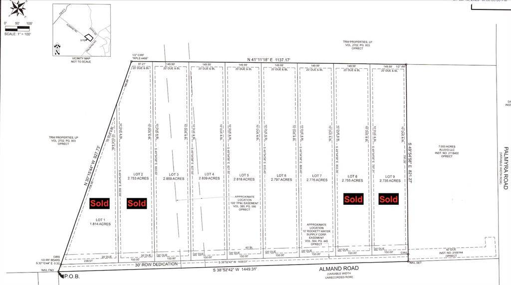 Lot 7 Almand Road,  Palmer,  TX 75152