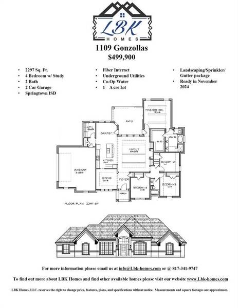 1109 Gonzollas Road, Springtown, TX 76082