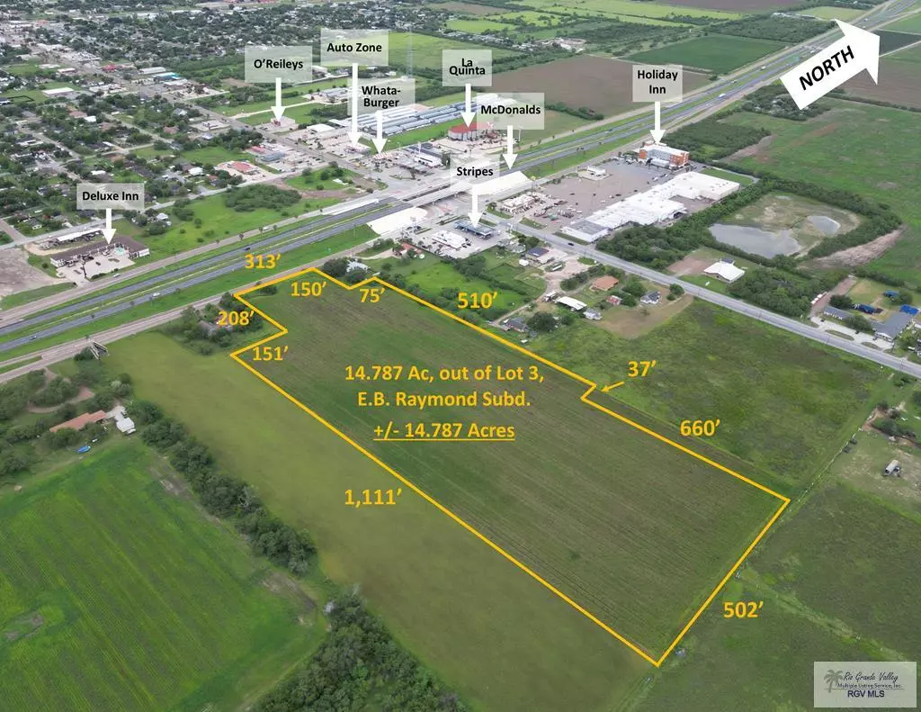 Raymondville, TX 78580,14.787 Ac. E US HIGHWAY 77