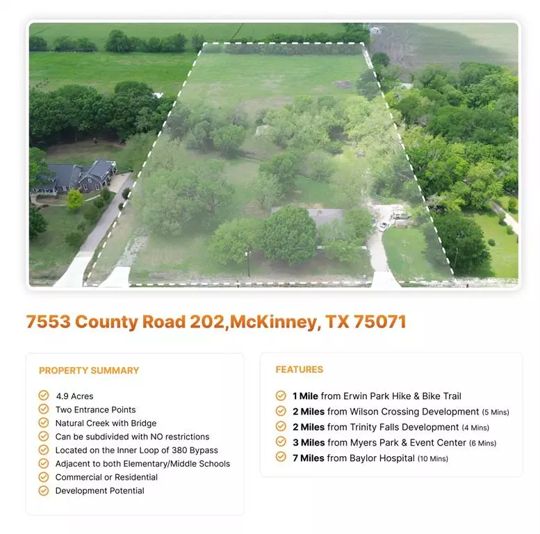 Mckinney, TX 75071,7553 County Road 202