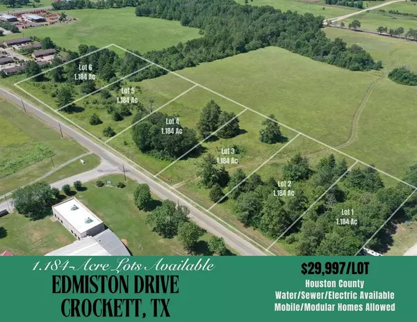 Crockett, TX 75835,Lot 1 Edmiston Drive