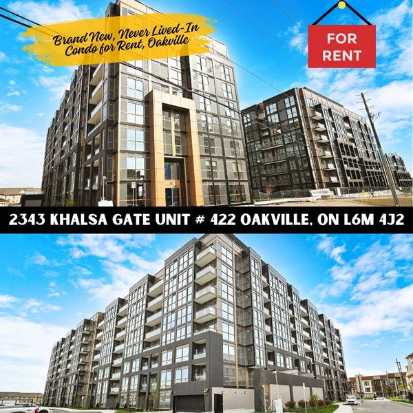 2343 Khalsa Gate #422, Oakville, ON L6M 4J2