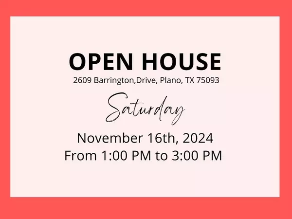 Plano, TX 75093,2609 Barrington Drive