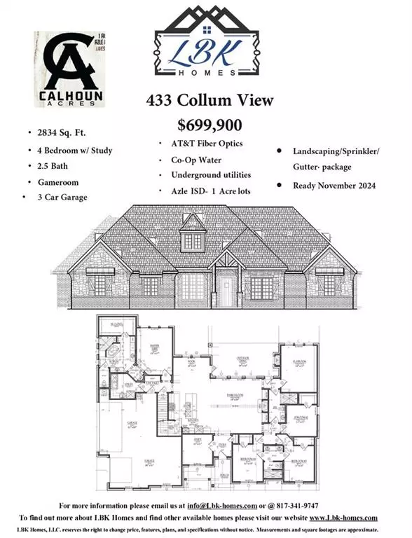 Azle, TX 76020,433 Collum View