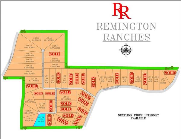 Lot 24 Magnum Drive, Santo, TX 76067