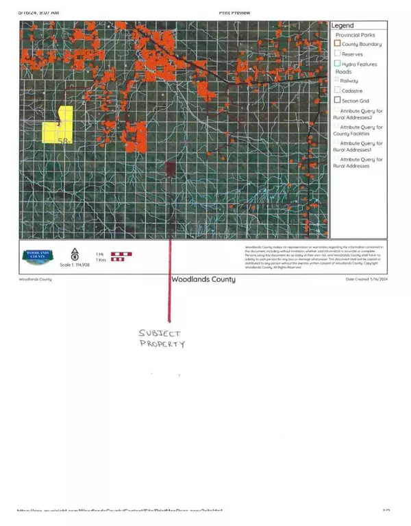 NW-9-58-11-W5, Rural Woodlands County, AB T7S1N9