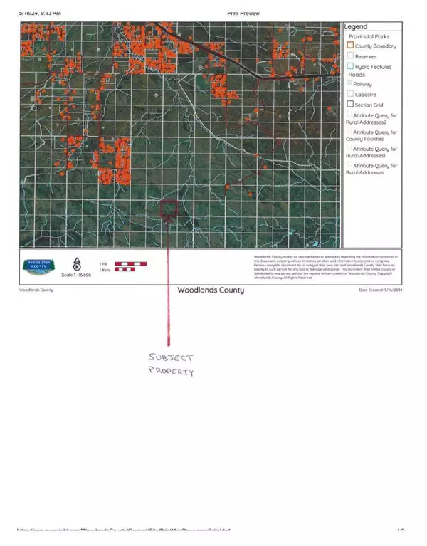 Rural Woodlands County, AB T7S1N9,NW-9-58-11-W5