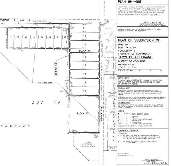 Cochrane, ON P0L 1C0,LT 1 CON 2 & 3 N/A