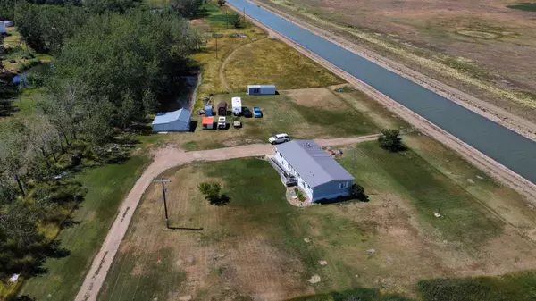 Rural Newell County Of, AB T0J 2M0,164002 B Hwy 36 #Blue Sign