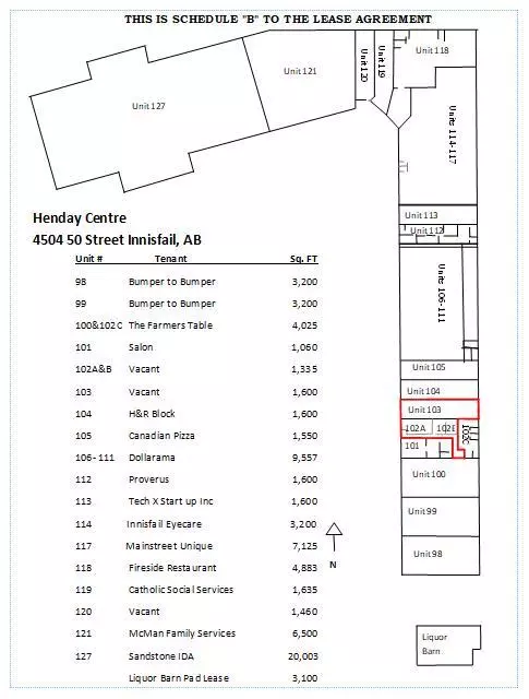 Innisfail, AB T4G1C2,4804 50 ST #102A/B