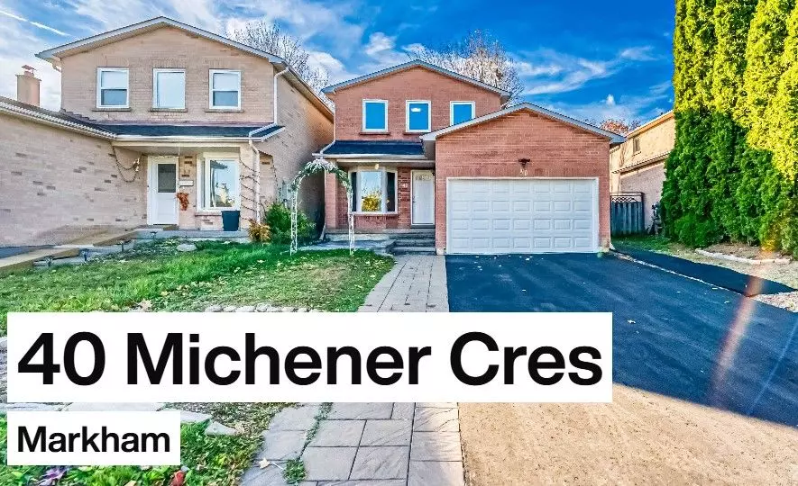 Markham, ON L3P 6Z4,40 Michener CRES