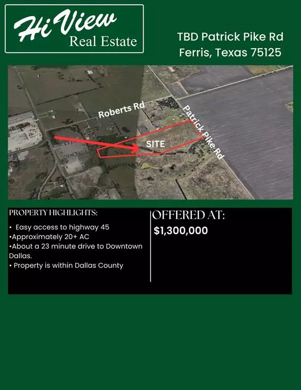 Ferris, TX 75125,TBD Patrick Pike Road