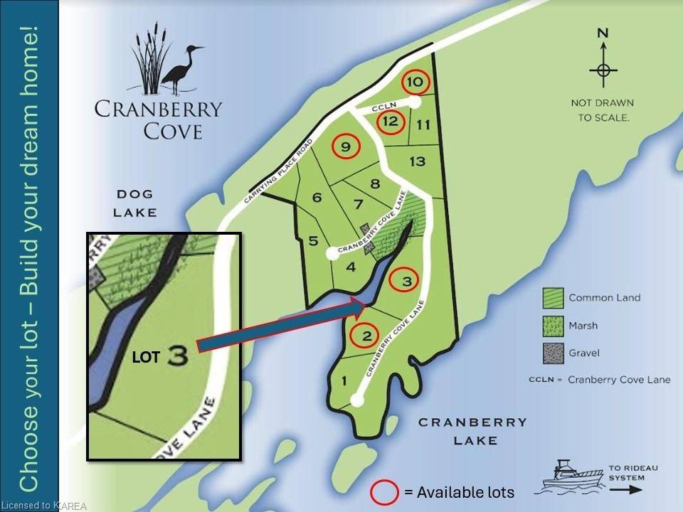 South Frontenac, ON K0H 2N0,LOT 3 CRANBERRY N/A