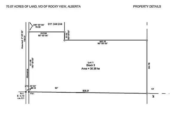 Rural Rocky View County, AB T0M 0S0,292 RR292 Acres