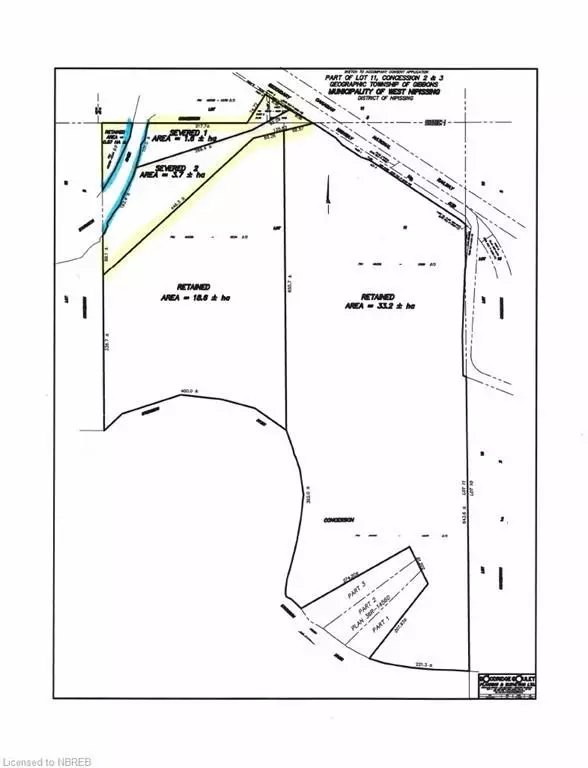 West Nipissing / Nipissing Ouest, ON P0H 2C0,SEVERED 2 HWY 539 N/A