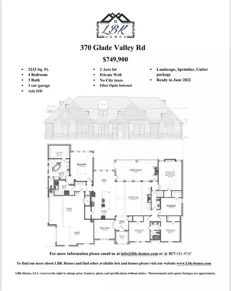 370 Glade Valley Road, Azle, TX 76020