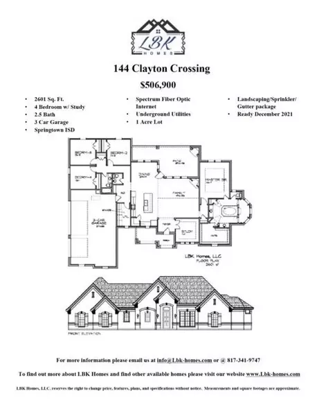 144 Clayton Crossing, Springtown, TX 76082