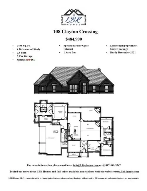 108 Clayton Crossing, Springtown, TX 76082