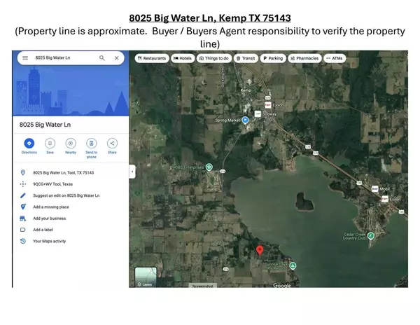 Kemp, TX 75143,8025 Big Water Lane