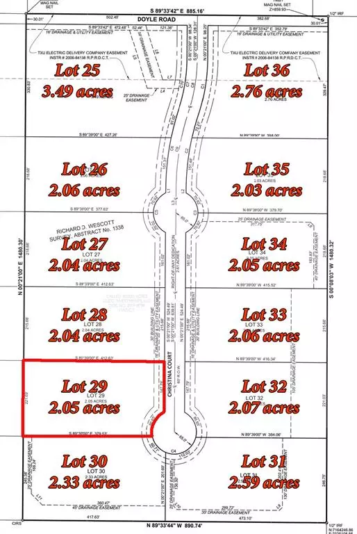 Lot 29 Christina Court, Krum, TX 76249