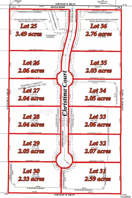 Krum, TX 76249,Lot 29 Christina Court