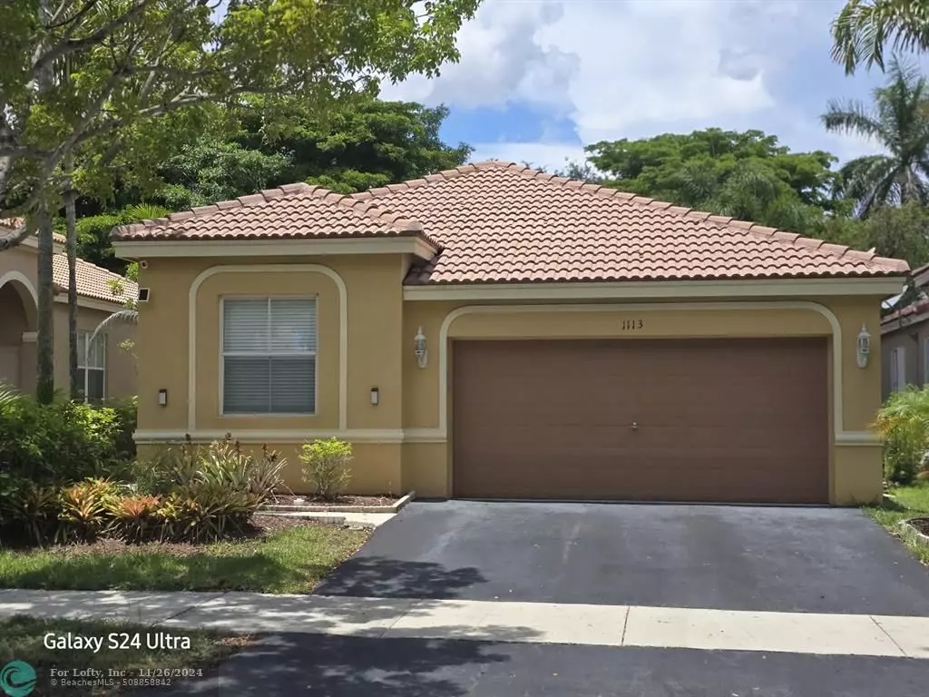 Weston, FL 33327,1113 Bluewood Ter